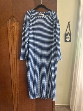 Free People Blue and White Striped Women’s Dress